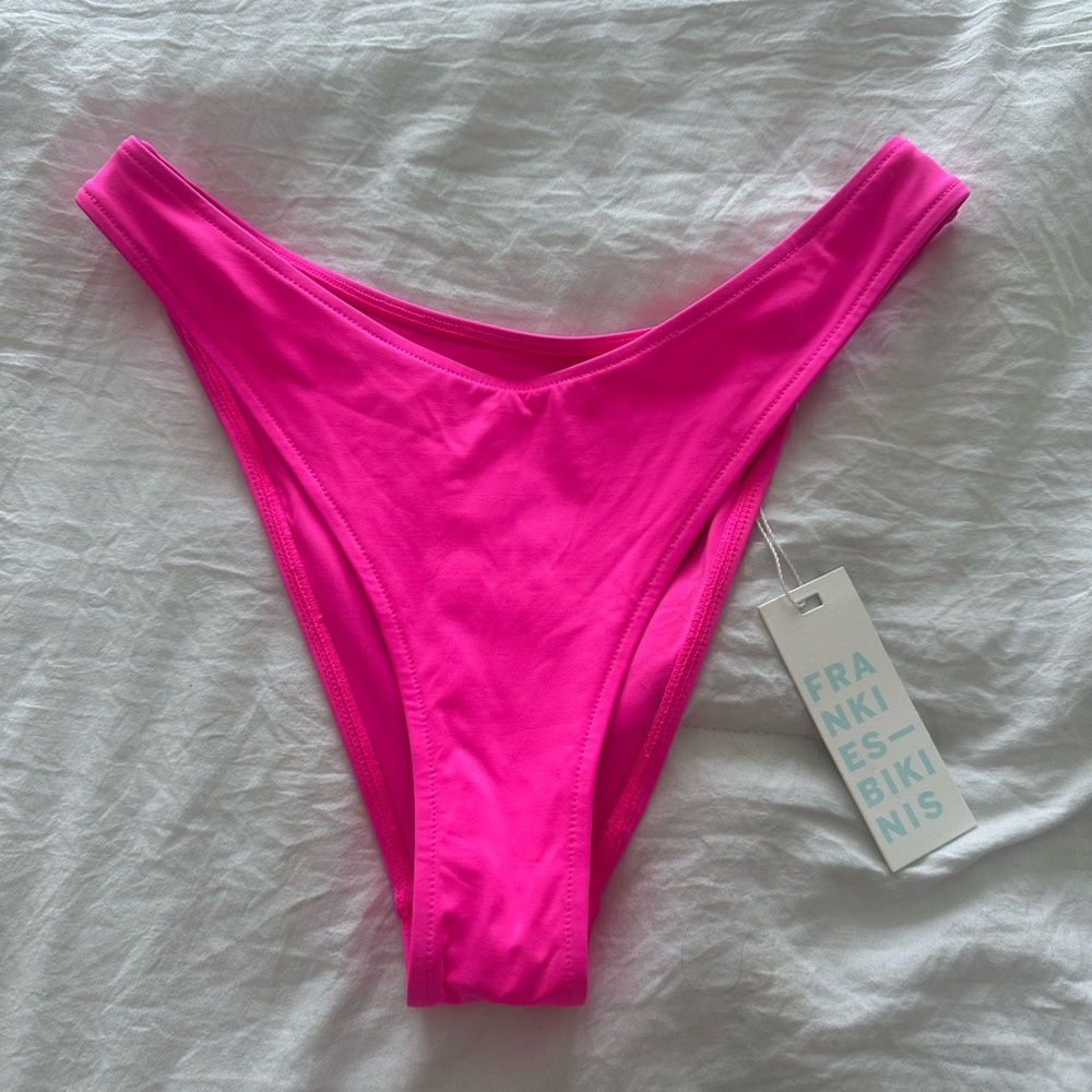 Frankie's Bikinis Hot Pink Swim Bikini Bottom
